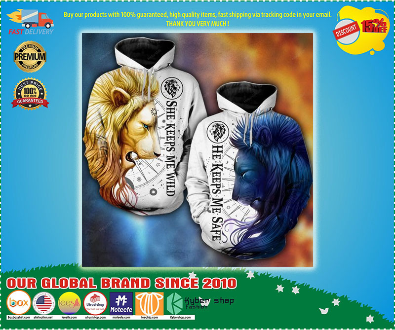 [Limited Edition] Lion moon sun 3D hoodie and legging