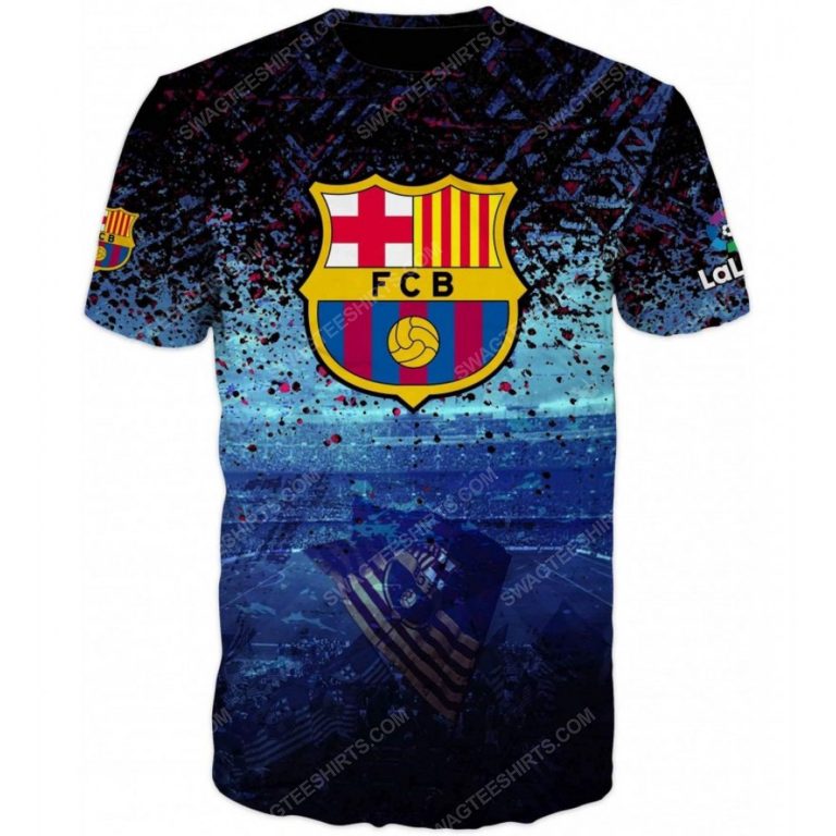 FC barcelona mes que un club full printing shirt - front