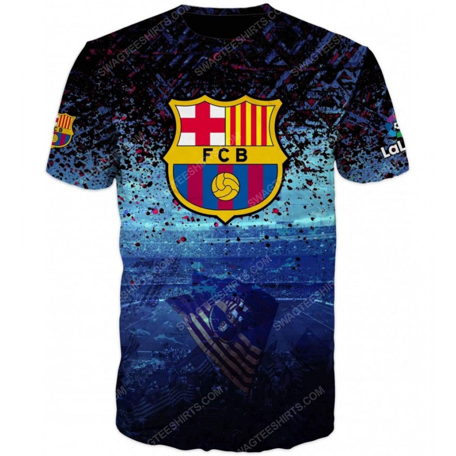 [special edition] FC barcelona mes que un club full printing shirt – Maria