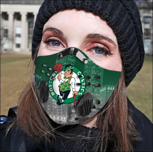 Boston Celtics filter activated carbon face mask – dnstyles