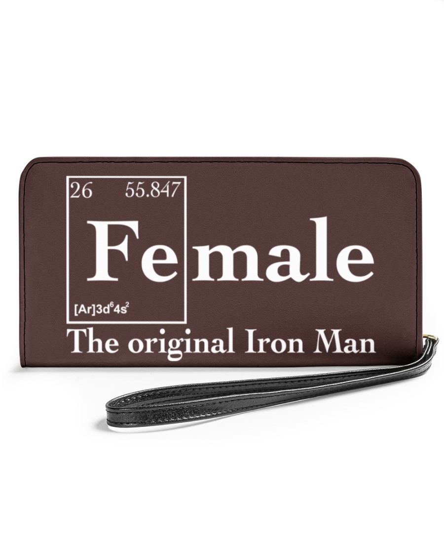 Female the original iron man Shirt Womens Clutch Purse