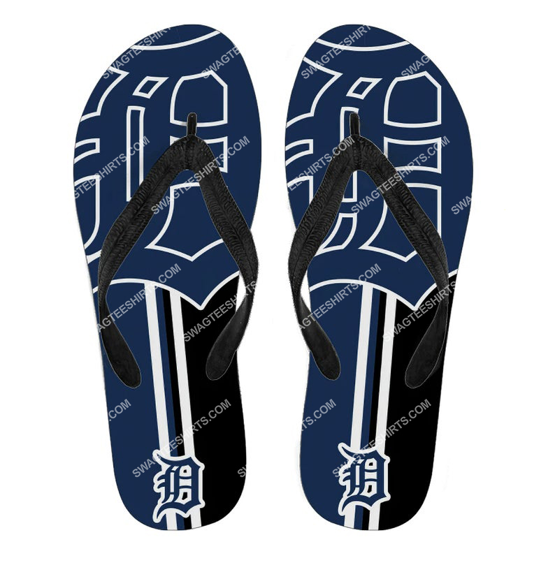 [special edition] the detroit tigers baseball full printing flip flops – maria