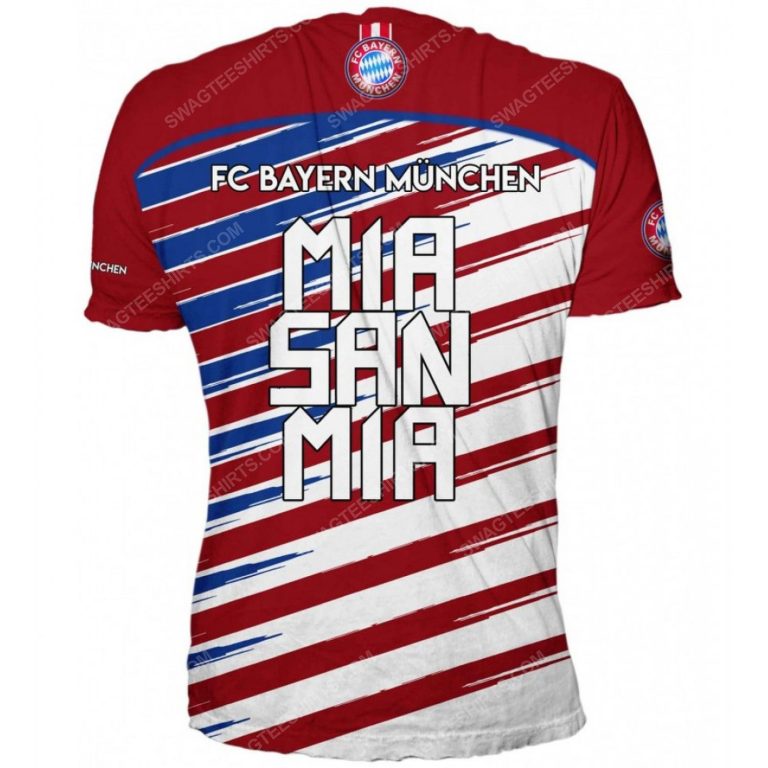 Football club bayern munich mia san mia full printing shirt - back