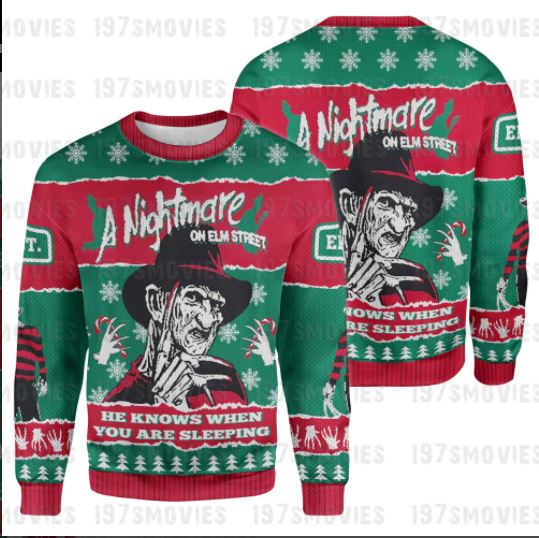 Freddy Krueger a nightmare on Elm street 3d shirt, hoodie (1)
