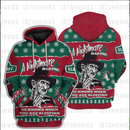 Freddy Krueger a nightmare on Elm street 3d shirt, hoodie (2)