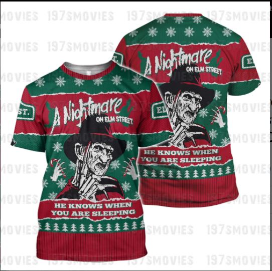 Freddy Krueger a nightmare on Elm street 3d shirt, hoodie – LIMITED EDITION