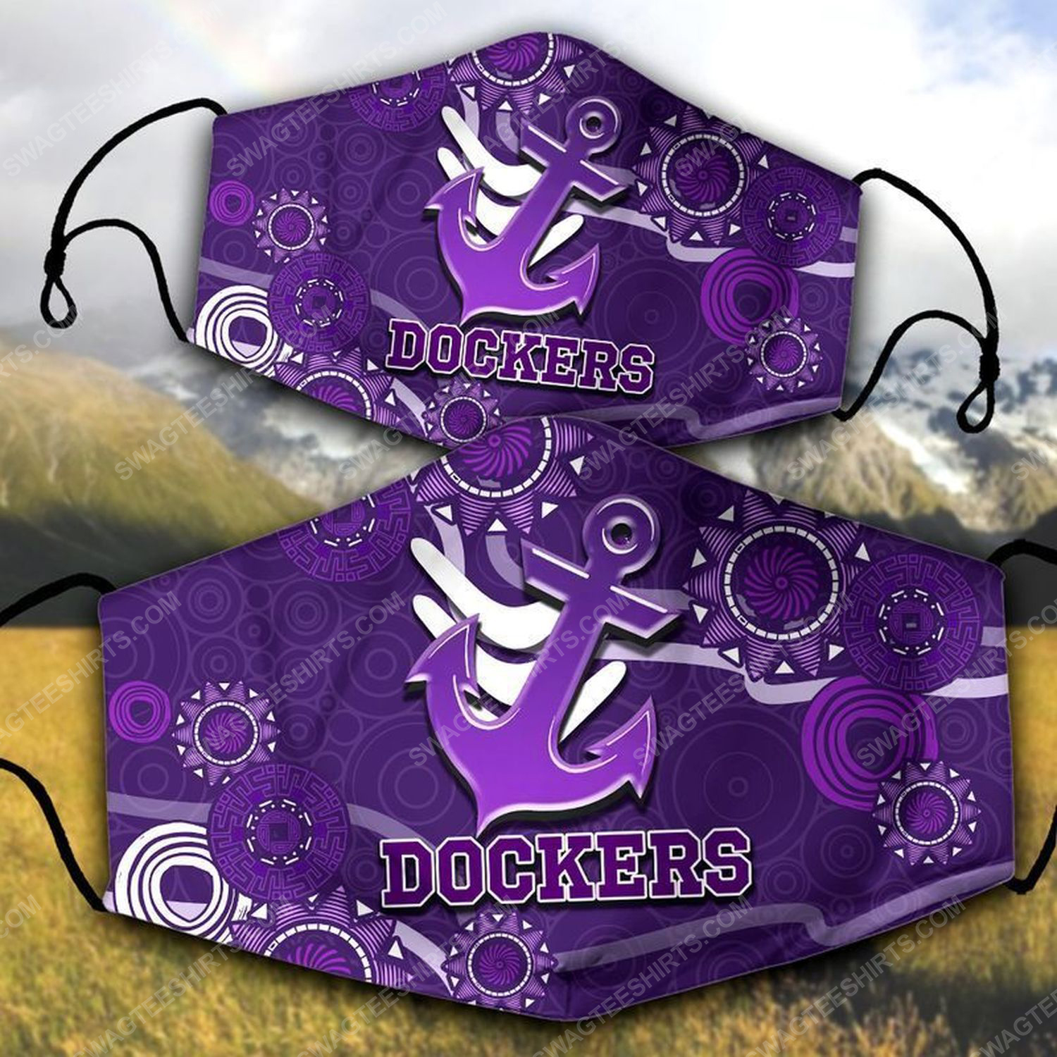 [special edition] Fremantle football club fremantle dockers face mask – maria