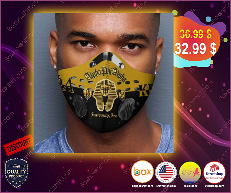 Alpha Phi Alpha fraternity face mask 3
