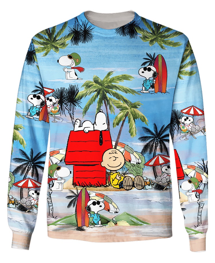 Snoopy summer time 3d sweatshirt