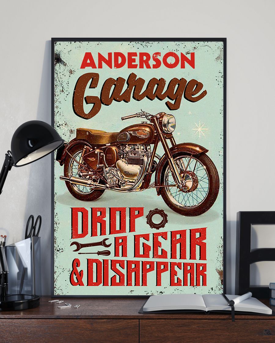 Garage drop a gear and disappear poster 8