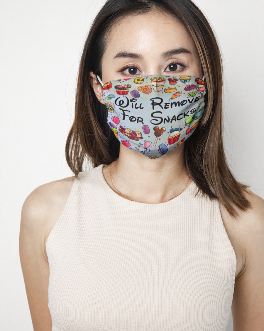 Will remove for snacks disney face mask 1