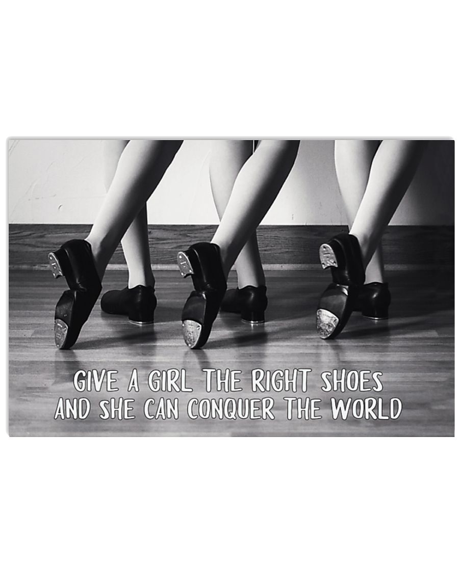 [LIMITED EDITION] Give a girl the right shoes and she can conquer the world poster