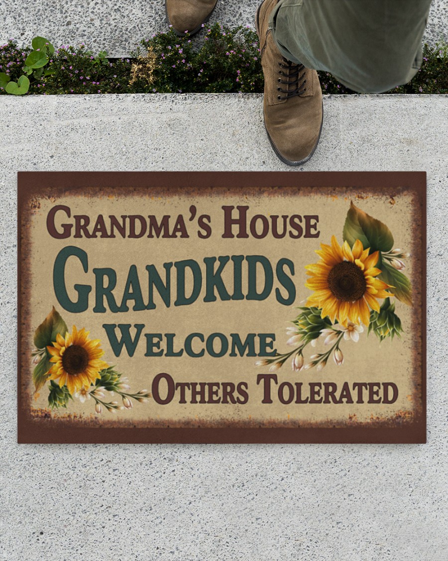 Granma's house grandkids welcome others tolerated doormat 1