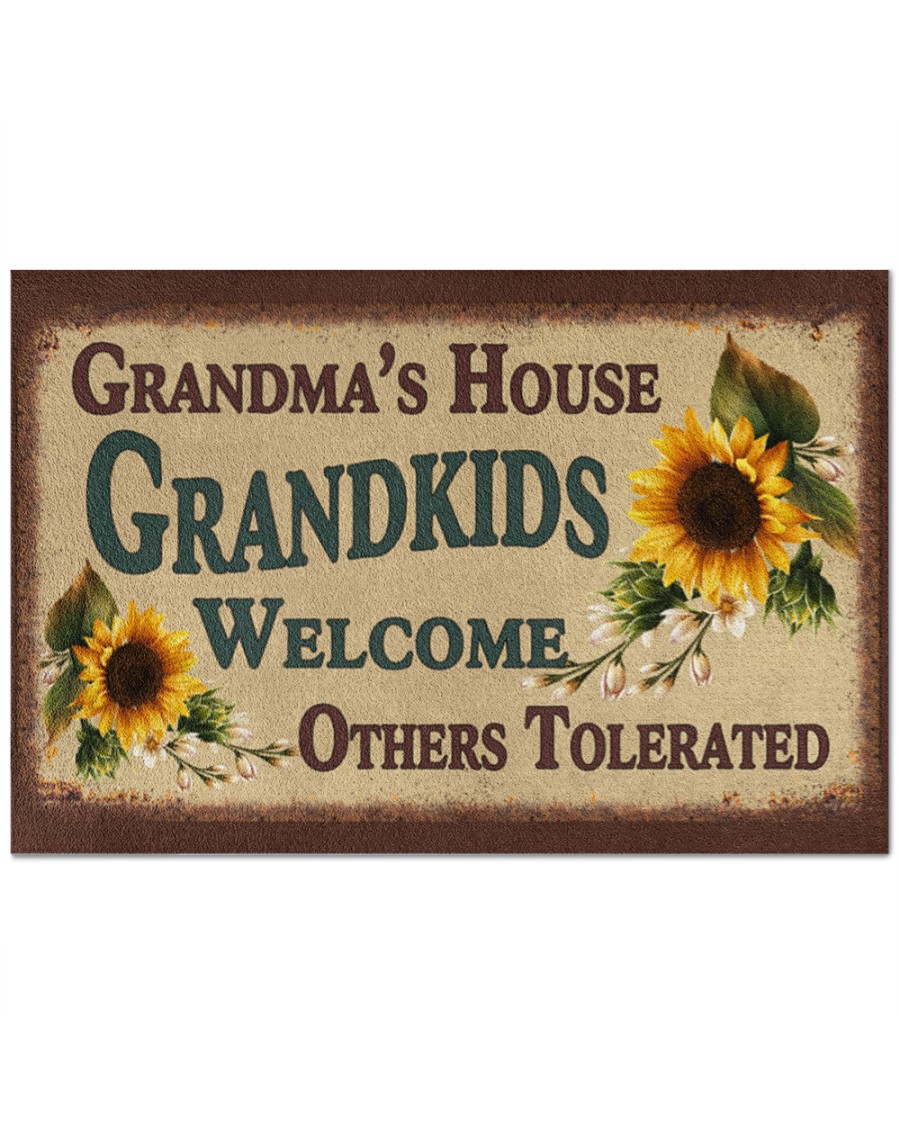 Granma's house grandkids welcome others tolerated doormat