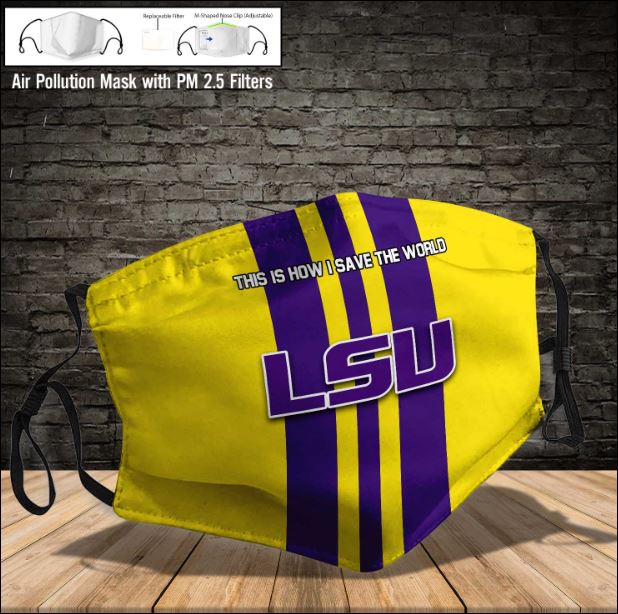 LSU Tigers face mask