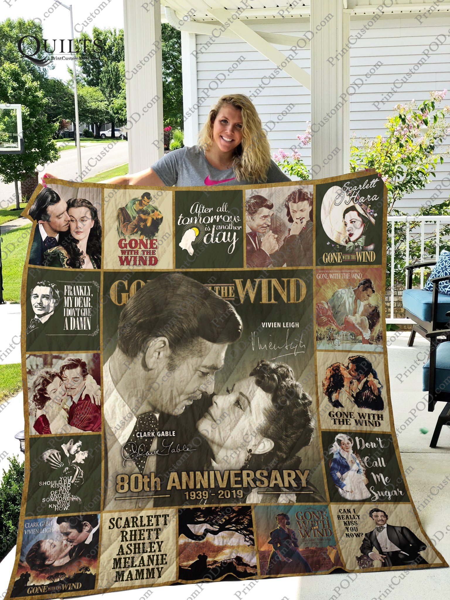 Gone with the wind 80th anniversary quilt 1