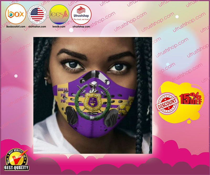 Omega Psi Phi filter face mask 2