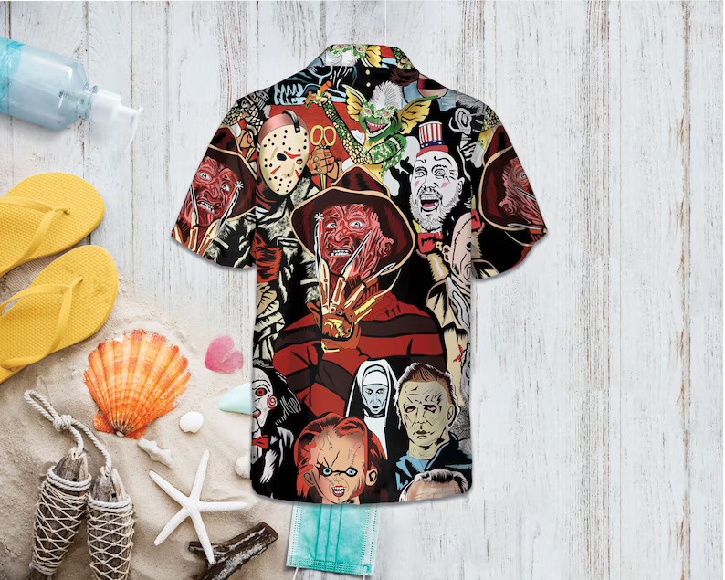 Horror Squad Tropical Hawaiian Shirt 2