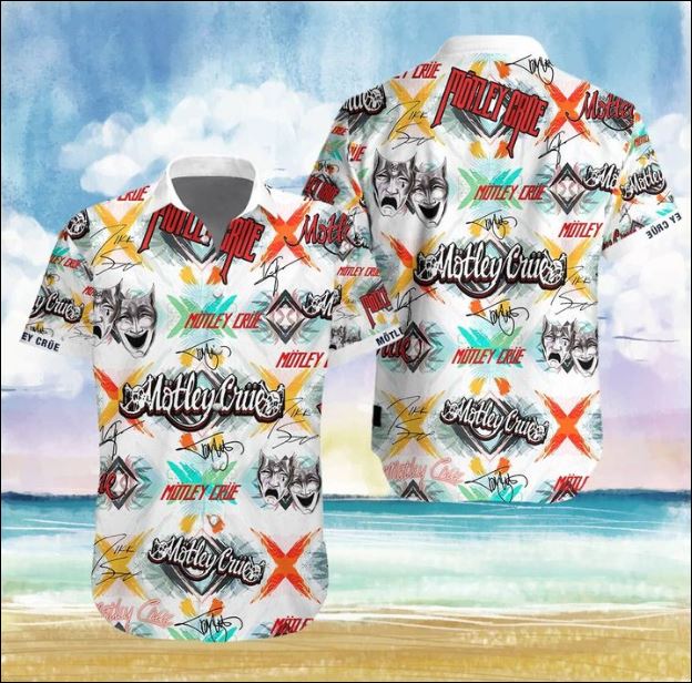 Mötley Crüe band Hawaiian 3D shirt