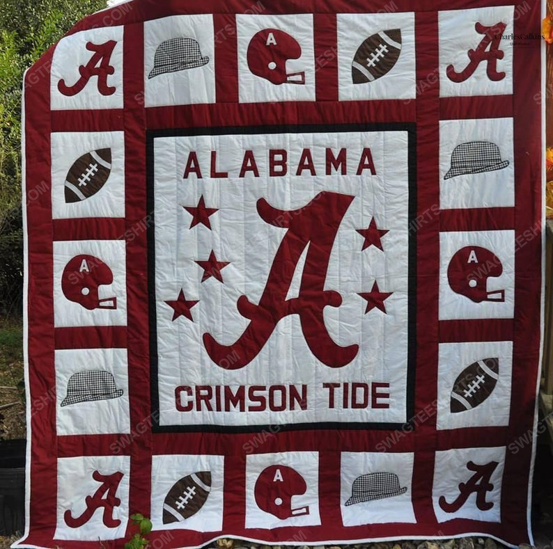 [special edition] The alabama crimson tide football team full printing quilt – maria