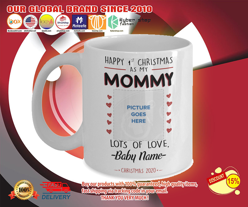 Happy 1st Christmas as Mommy custom personalised name 2