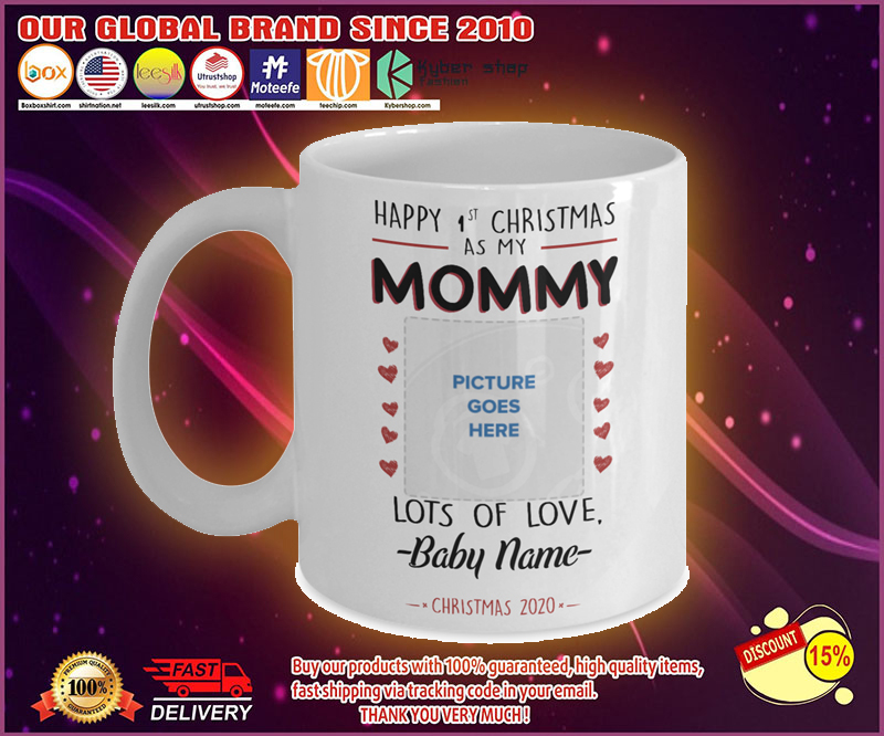 Happy 1st Christmas as Mommy custom personalised name 4