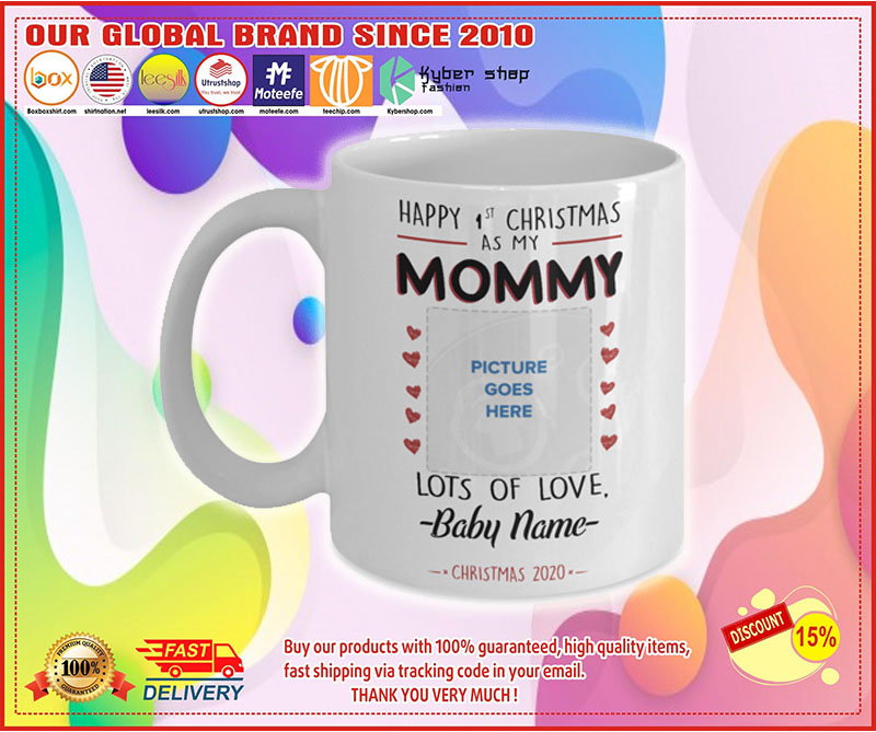 Happy 1st Christmas as Mommy custom personalised name