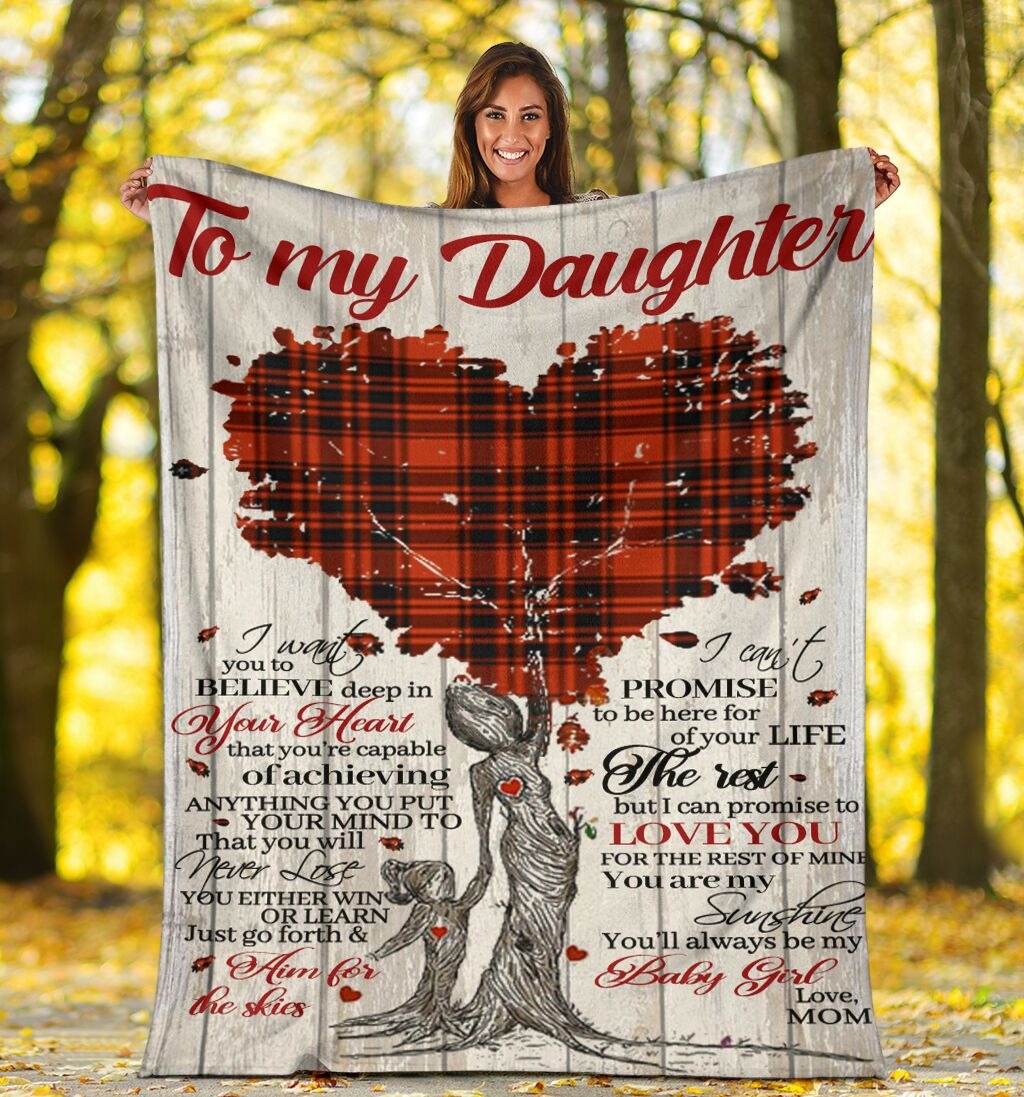 Heart tree To my daughter bedding set 3