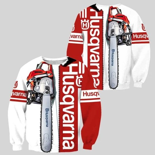 Husqvarna chainsaws 3d all over print shirt hoodie (1)