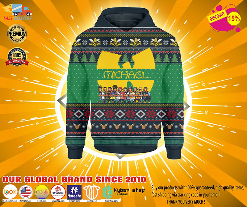 Wu tang clan custom personalized name 3d hoodie2
