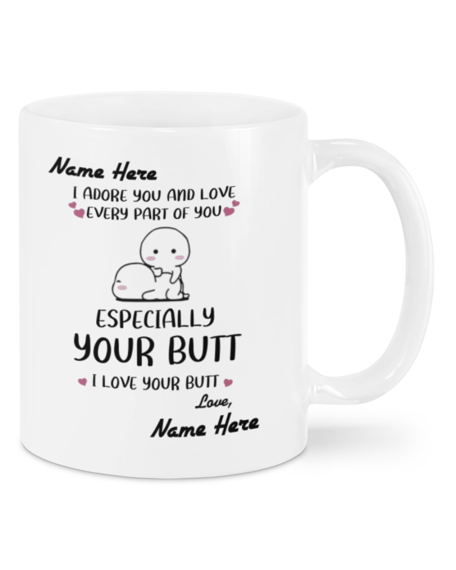 [LIMITED EDITION] I adore you and love every part of you custom name mug
