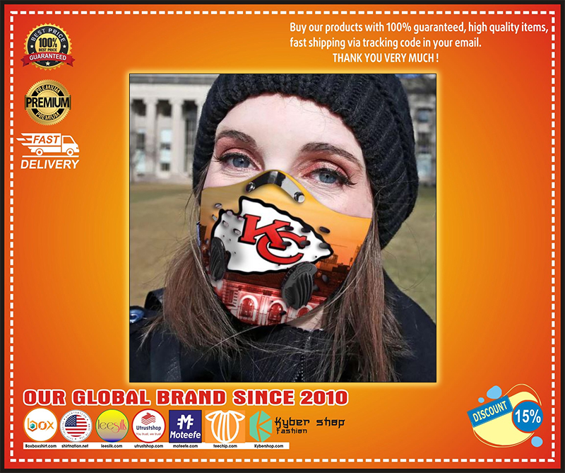 Kansas City Chiefs filter face mask 3