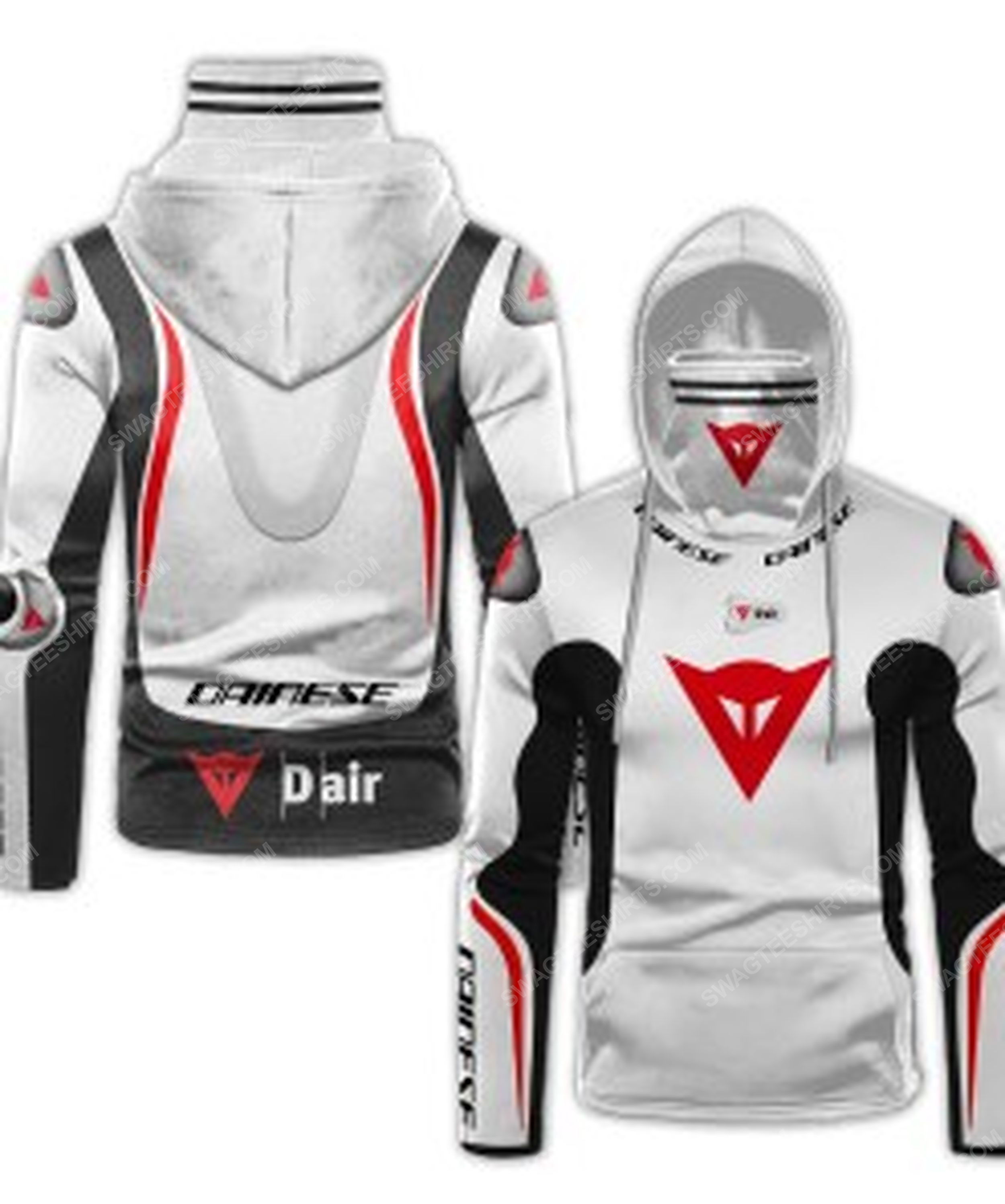 [special edition] Custom name dainese racing motorcycle full print mask hoodie – maria