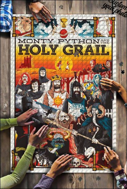 Monty Python and the Holy Grail Jigsaw Puzzle – dnstyles