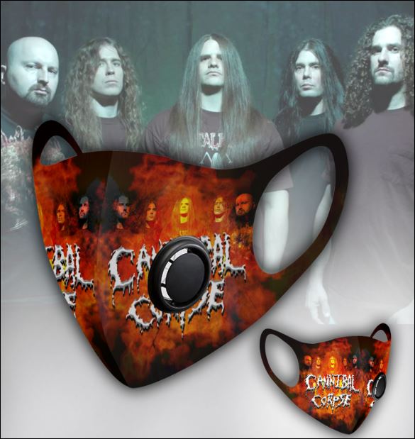 Cannibal Corpse filter activated carbon face mask 1