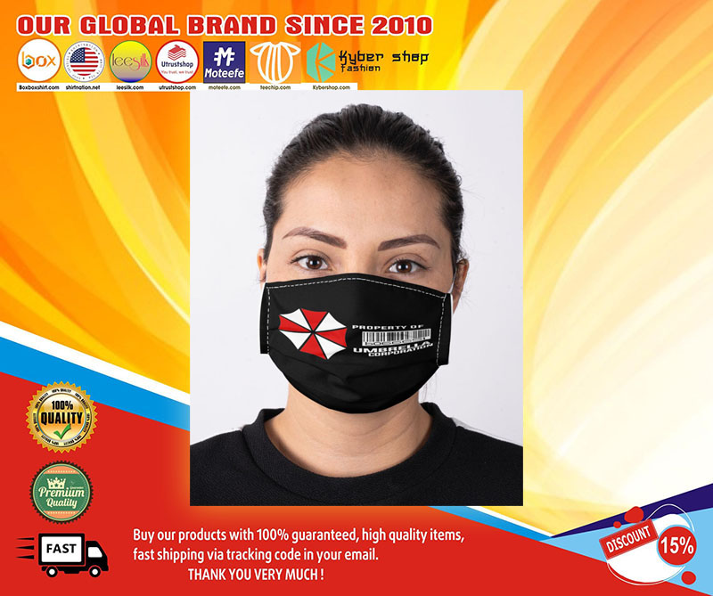 Property of umbrella corporation face mask – LIMITED EDITION