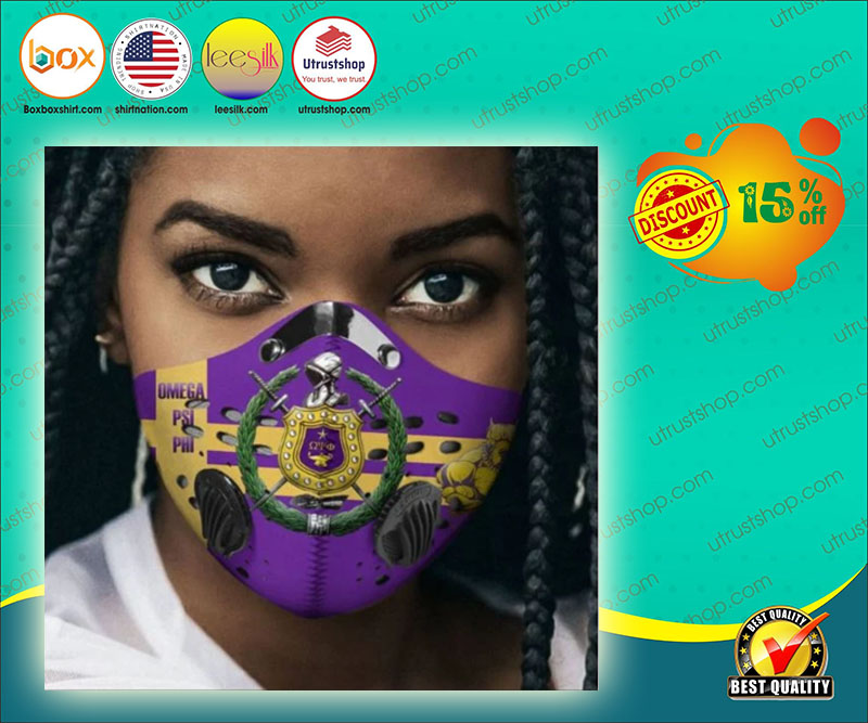 Omega Psi Phi filter face mask 3