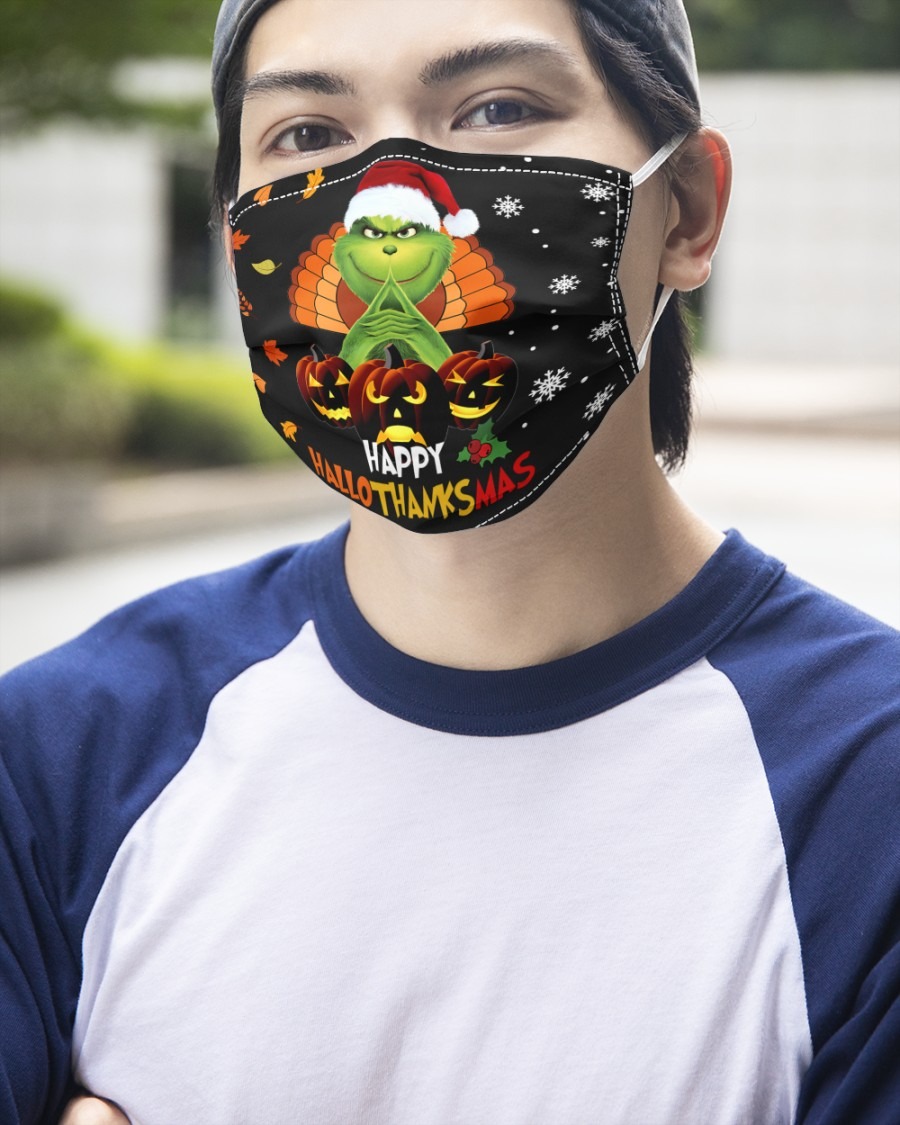 Grinch happy hallothanksmas mask3