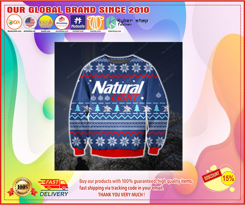 NATURAL LIGHT UGLY CHRISTMAS SWEATER