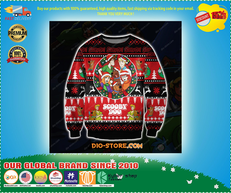 SCOOBY-DOO 3D PRINT KNITTING PATTERN UGLY CHRISTMAS SWEATER 2