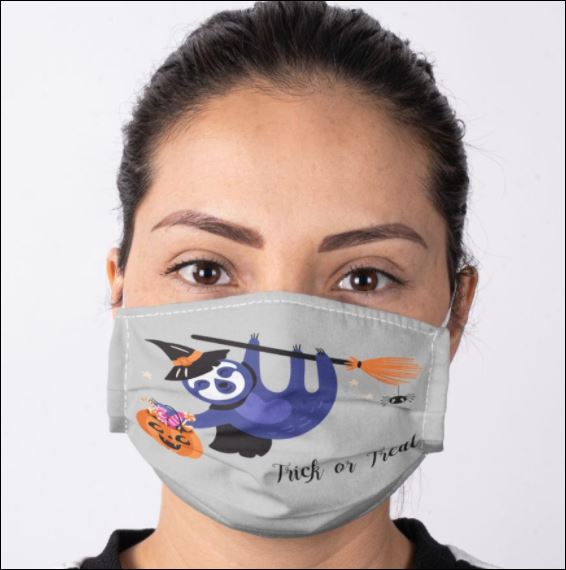Halloween sloth trick or treat face mask – dnstyles