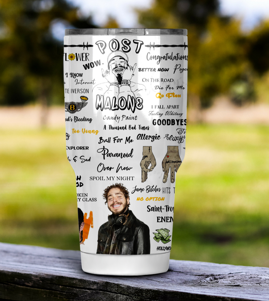 Post Malone tumbler - dnstyles
