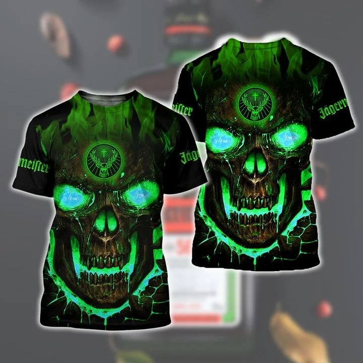Jagermeister Punisher skull 3d shirt, hoodie (2)