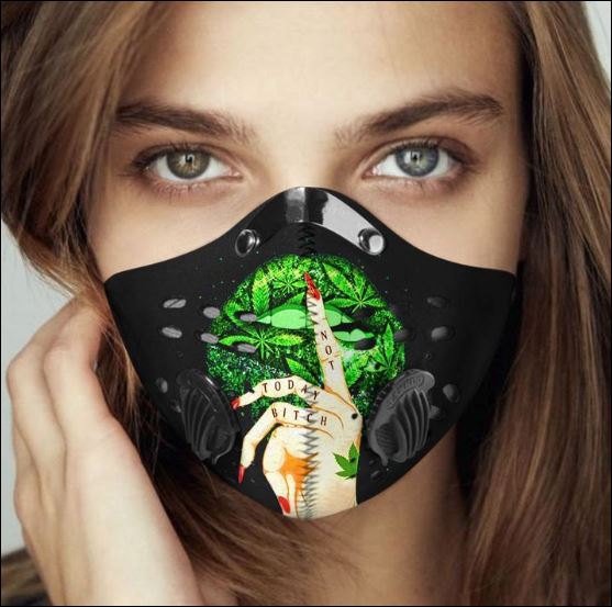 Cannabis not today bitch filter activated carbon face mask – dnstyles