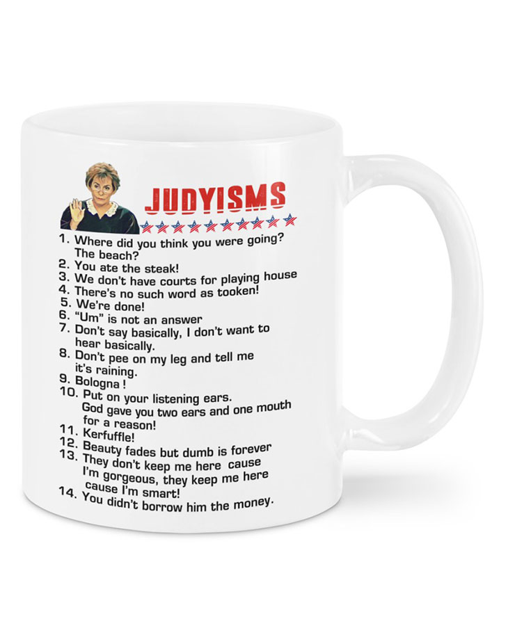 Judyisms Where Dis You Think You Were Going The Beach You Ate The Steak Mug