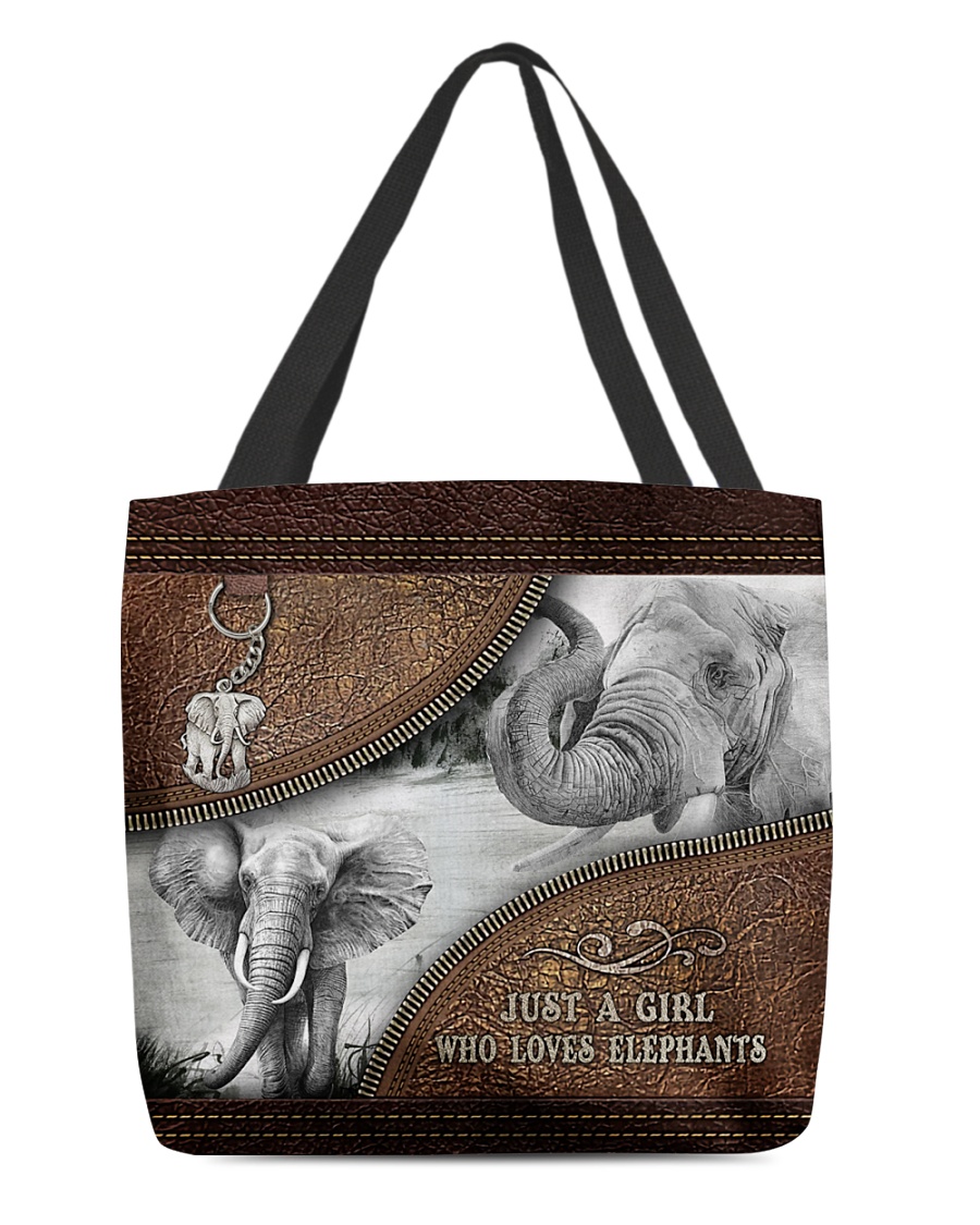 Just a girl who loves elephants tote bag