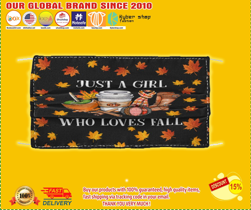 Just a girl who loves fall face mask – LIMITED EDITION
