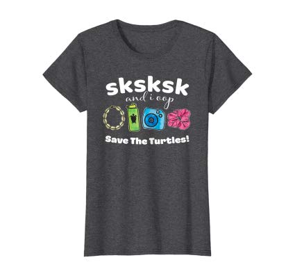 SKSK And I Oop Save the Turtles Puka Hydro Camera Scrunchie shirt – tml