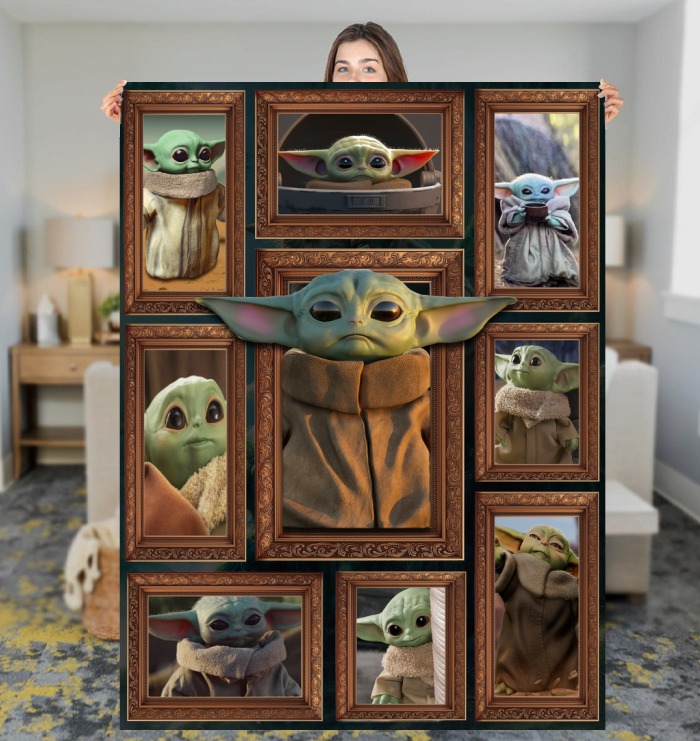 Star War Baby Yoda Blanket3
