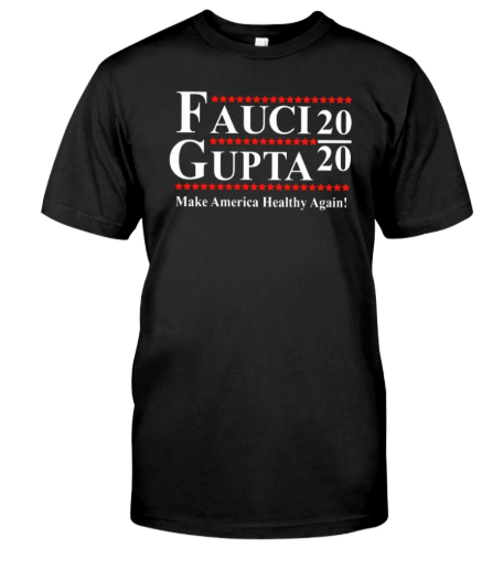 Dr Fauci Gupta 2020 Make America Healthy Again shirt, hoodie, tank top